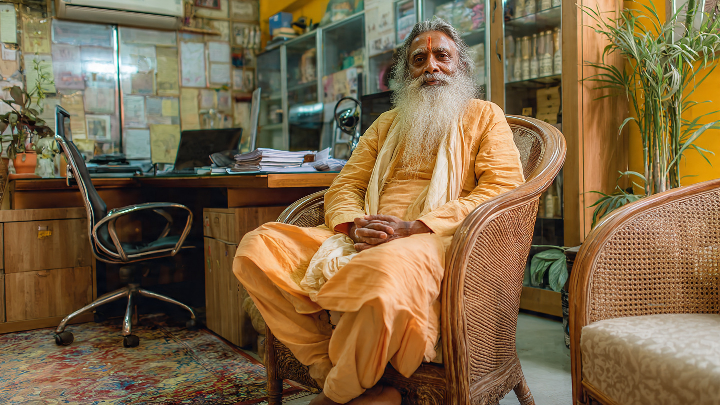 indian_guruji_seating_in_office (2)